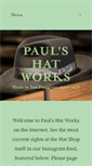 Mobile Screenshot of hatworksbypaul.com